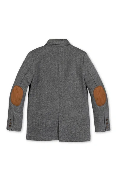 Hope & Henry Kids' Fleece Suit Blazer Made With Organic Cotton In Gray