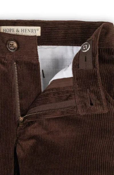 Hope & Henry Kids' Organic Corduroy Pant In Brown