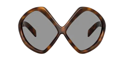 Prada Pr B21s Runway 20d50q Juniper Tartarugato Sunglasses In Brown