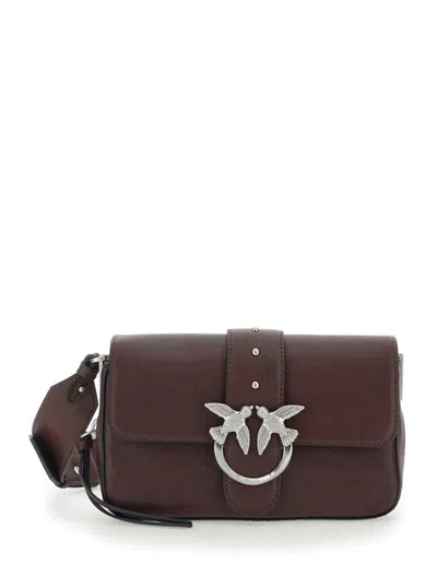 Pinko Classic Love Bag Slouchy Shoulder Bag In Brown