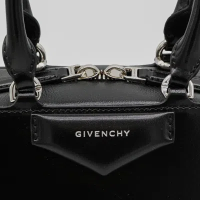 Givenchy Women Antigona East West Small Leather Shoulder Bag In Black