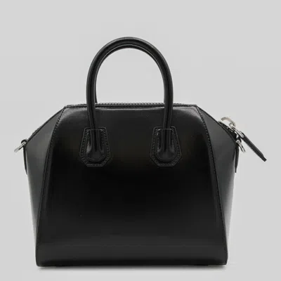 Givenchy Black Antigona Mini Leather Bag Women In Black