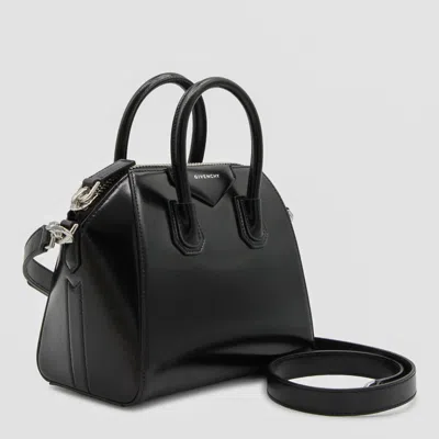Givenchy Black Antigona Mini Leather Bag Women In Black