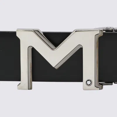 Montblanc Adjustable Length Belt Metal Buckle In Brown