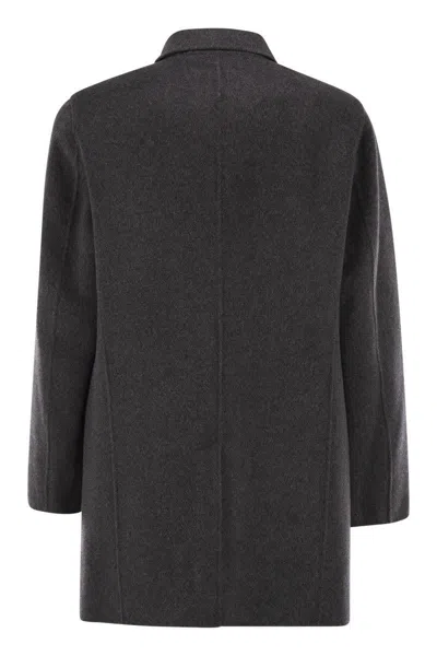 Paltò Alfredo Wool Coat In Gray