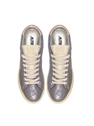 Autry "dallas Low Sparkling" Sneaker In Multi
