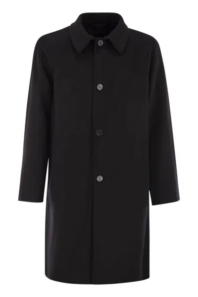 Paltò Maurilio - Wool Coat In Black