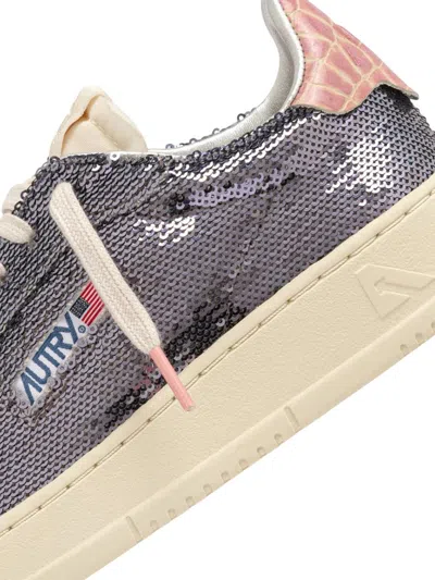 Autry "dallas Low Sparkling" Sneaker In Multi