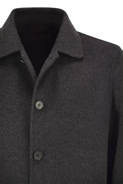 Paltò Alfredo Wool Coat In Gray