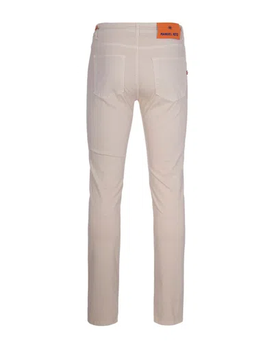Manuel Ritz Pantalone Slim Fit Beige In Neutral