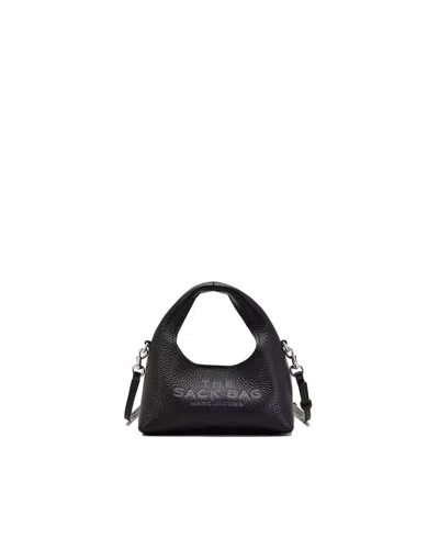 Marc Jacobs The Micro Crossbody Sack Bag In Full-grain Leatherdescription In Brown