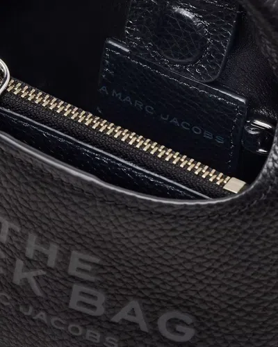 Marc Jacobs The Micro Crossbody Sack Bag In Full-grain Leatherdescription In Brown