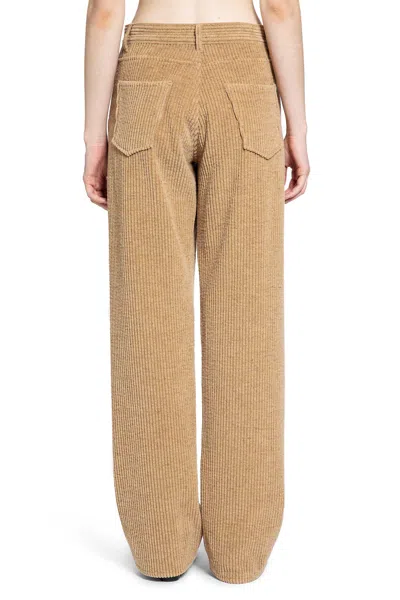The Row Clair Pants In Corduroy In Brown