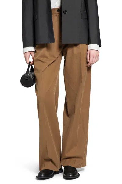 The Row Tailored Trousers With Pleats And Pockets In Neutral
