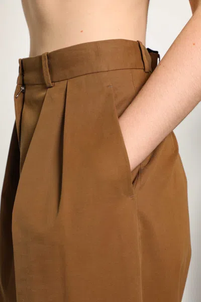 The Row Tailored Trousers With Pleats And Pockets In Neutral