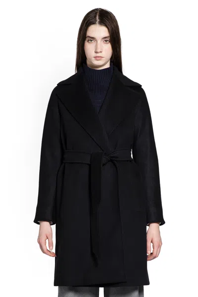 Max Mara Dravenna Coat In Black