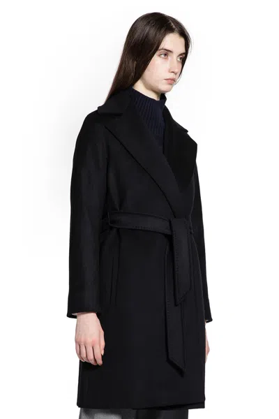 Max Mara Dravenna Coat In Black