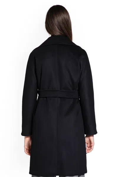Max Mara Dravenna Coat In Black