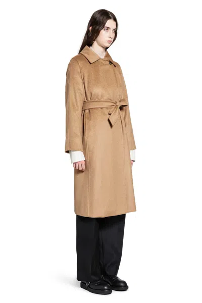 Max Mara Manuela Icon Coat In Brown