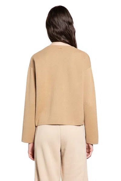 Max Mara Jersey "zibello" In Nude