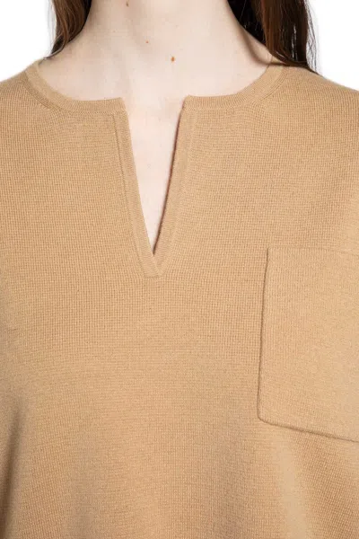 Max Mara Jersey "zibello" In Nude