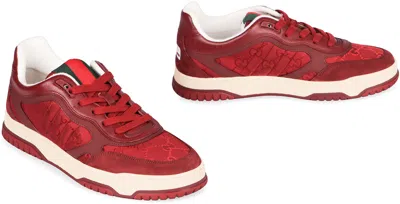 Gucci Re-web Low-top Sneakers In Animal Print