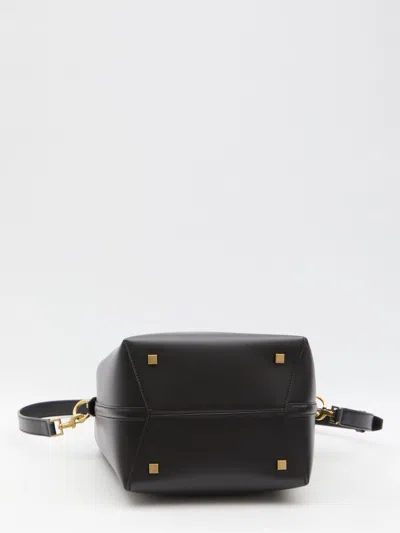 Saint Laurent Le 37 Ysl Bucket Bag In Smooth Leather In Black