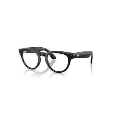 Ray Ban Meta Ai Glasses Schwarz Rahmen Blau Glas In Black