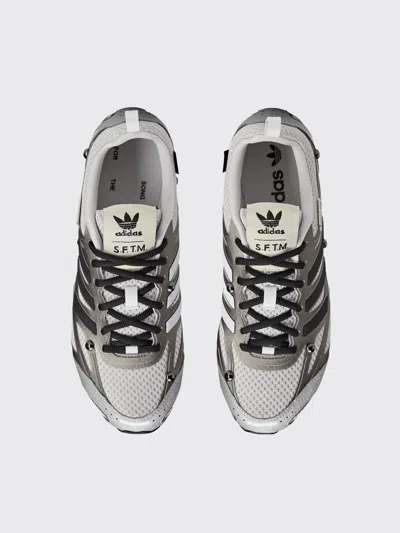 Adidas Originals Adidas X Wales Bonner X Sftm Adizero Panelled Mesh Sneakers In Gray