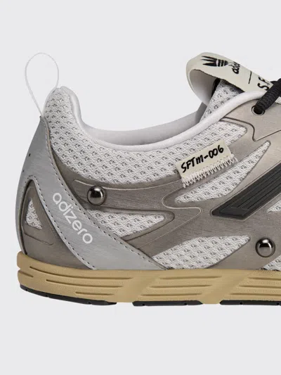 Adidas Originals Adidas X Wales Bonner X Sftm Adizero Panelled Mesh Sneakers In Gray