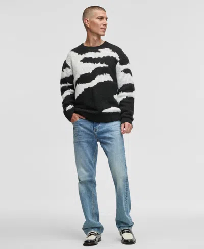 Mode Of One Men's Relaxed-fit Melting Cozy Sweater, Macy's Exclusive In Black