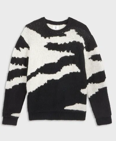 Mode Of One Men's Relaxed-fit Melting Cozy Sweater, Macy's Exclusive In Black