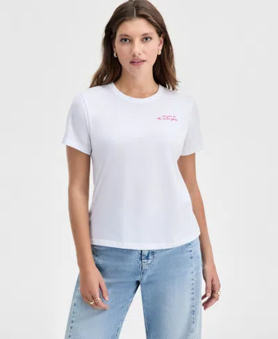 On 34th Women's See You On The Dance Floor Graphic T-shirt, Macy's Exclusive In White