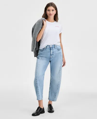 On 34th Women's See You On The Dance Floor Graphic T-shirt, Macy's Exclusive In White