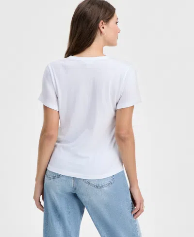 On 34th Women's See You On The Dance Floor Graphic T-shirt, Macy's Exclusive In White