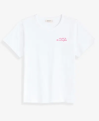 On 34th Women's See You On The Dance Floor Graphic T-shirt, Macy's Exclusive In White