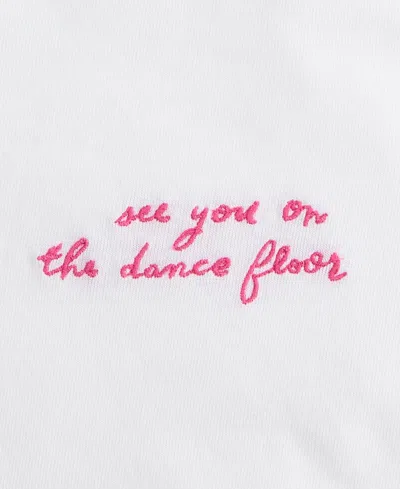 On 34th Women's See You On The Dance Floor Graphic T-shirt, Macy's Exclusive In White