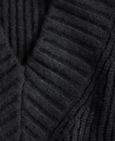 Inc International Concepts Women's Oversized Ribbed Sweater, Macy's Exclusive In Black