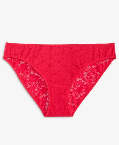 State Of Day Women's Mesh Lace Bikini Underwear, Exclusively At Macy's In Multi