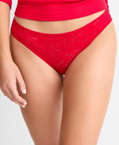 State Of Day Women's Mesh Lace Bikini Underwear, Exclusively At Macy's In Multi
