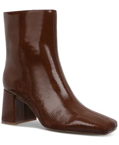 On 34th Margoe Square-toe Booties, Created For Macy's In Multi