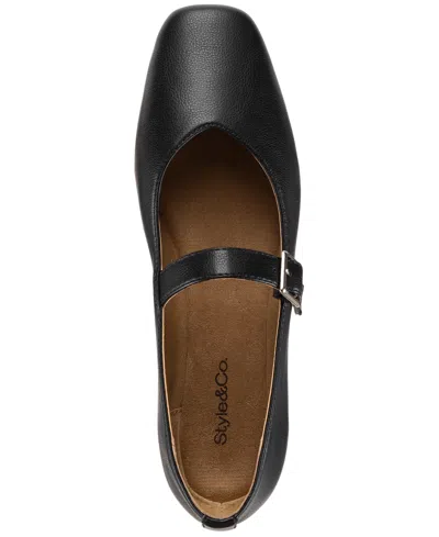 Style & Co Women's Broadwayy Mary Jane Flats, Created For Macy's In Animal Print