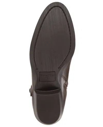 Style & Co Women's Willaa Belt Block Heel Booties, Macy's Exclusive In Multi