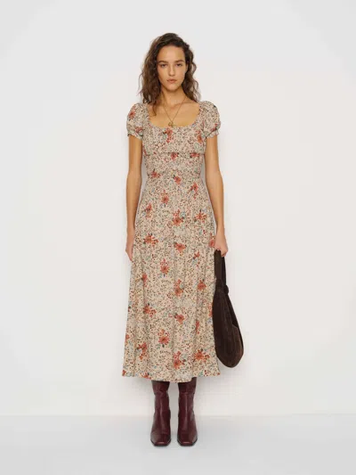 Reformation Riva Dress In Multi