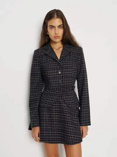 Reformation Hanna Skirt In Blue