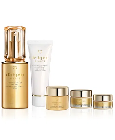Clé De Peau Beauté Plump & Firm Gold Collection ($421 Value) In Gold