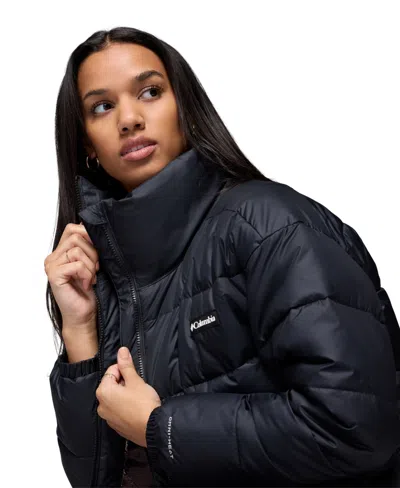 Columbia Pike Lake Ii Water Repellent Insulated Puffer Coat In Black