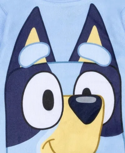 Bluey Boys Toddler 2t-4t 2-piece Long Sleeve Top And Jogger Pants Pajama Set In Blue