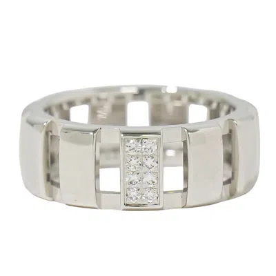 Pre-owned Chaumet Class One Ring 18k Gold And Diamonds _gold Jewelry () In Silver