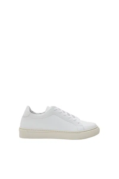 Pantofola D'oro Eleganza Leather Sneakers In White